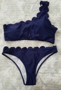 Traje de baño de dos piezas para mujer talla M azul marino  - Imagen 1 de 3