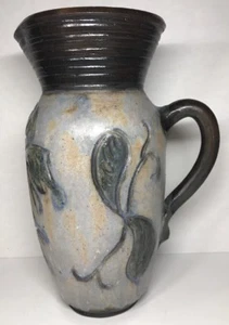 Rare Vase Pichet En Grès Signé J. Guyaux BOUFFIOULX H 27 L 19 l 13,5 Cm - Imagen 1 de 12