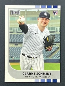 CLARKE SCHMIDT RC 2021 Topps Archives Snapshots #24 Yankees ONLINE EXCLUSIVE - Picture 1 of 2