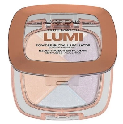L'Oreal Paris True match Lumi Powder Glow Illuminator In Ice,9gX 3 FULL SIZE NEW - Image 1 of 2