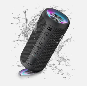Bluetooth Wireless Waterproof Speaker ORTIZAN X10 Portable With Led Light IPX7 - Picture 1 of 14