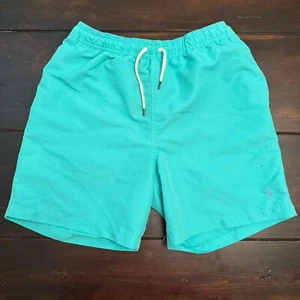 Polo Ralph Lauren Boy's Blue and Green Swim Board Shorts Trunks - Boys XL - Picture 1 of 6
