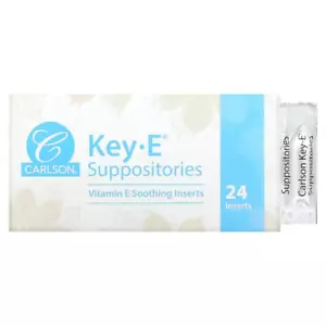 Key-E Suppositories, 24 Inserts - Picture 1 of 1