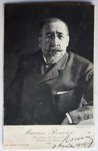 Gerschel, Aron - Fotografía de Maurice Rouvier - (1905)- SIGNED by the portrayed - Imagen 1 de 2