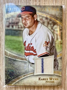 2014 Topps Five Star Early Wynn /25 Legends Game Used Relic HOF Indians - Picture 1 of 2