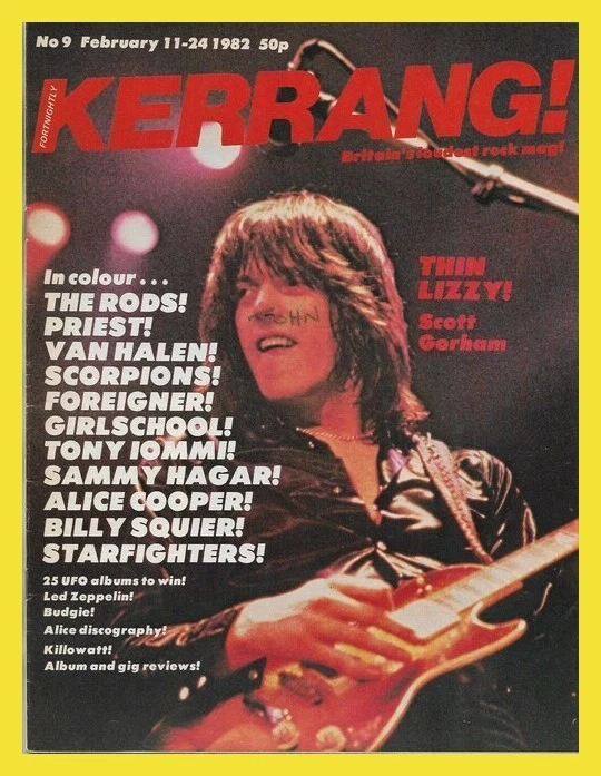 Kerrang! Magazine No.9 - February 11-24 1982 - Thin Lizzy, The Rods,Judas Priest - Image 1 of 1