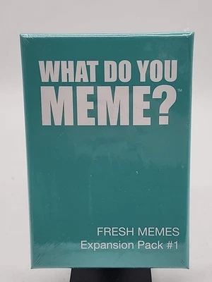 What Do You MEME Expansion Pack #1 Fresh Memes Card Game Funny Family Fun - Image 1 of 4