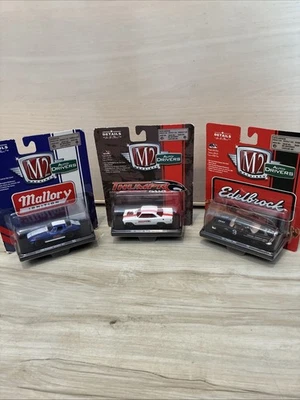 M2 Machines 3 LOT  1966 Chevrolet Corvette 427 67 Chevy Nova & 57 Chrysler 300c - Image 1 of 4