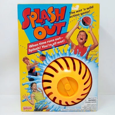 *ЧИТАЙТЕ* Винтажная игра Splash Out Water Balloon от Galoob в комплекте с воздушными шарами - Изображение 1 из 4