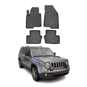 Tapetes forro OMAC para Jeep Patriot 2007-2017 negro TPE para todo tipo de clima 4 piezas - Imagen 1 de 12
