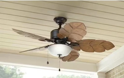 Home Decorators Collection 51422 Palm Cove 52 inch Natural Iron Ceiling Fan - Image 1 of 4