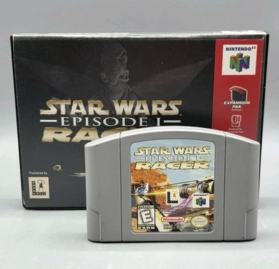 Star Wars Episodio 1 Racer (Nintendo N64, 1999) - Cartucho y estuche Foto 1 de 4
