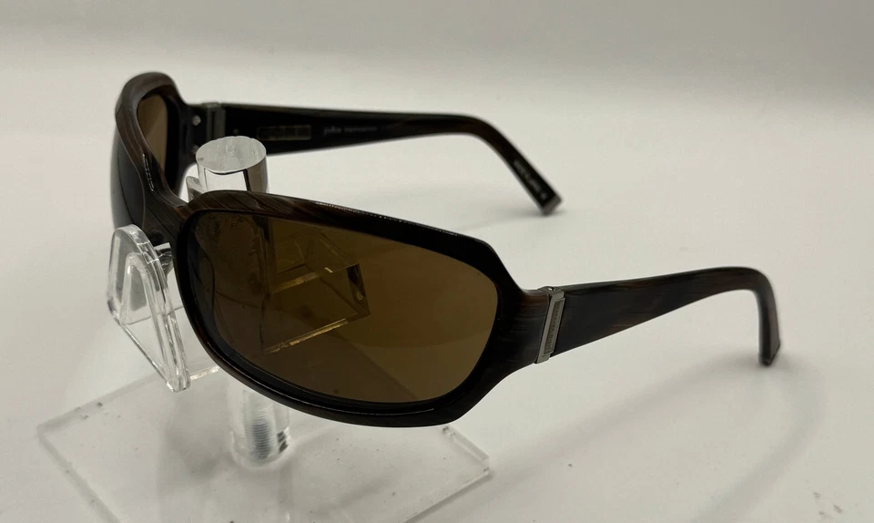 Gafas de sol John Varvatos V721 en color Brownhorn Foto 1 de 4