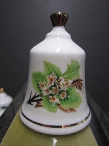 MISSOURI Official State Flowers Bell Danbury Mint Bone China Hawthorn - Picture 1 of 4