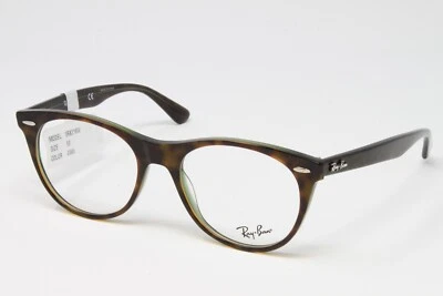 Ray Ban Eyeglasses Unisex Oval Plastic Frame RX2185V 2383 Havana 52-18-145 - Image 1 of 4