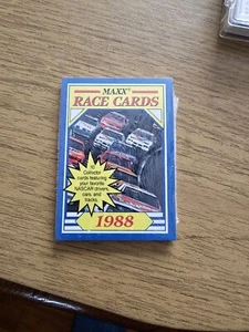 1988 MAXX NASCAR Racing Factory Sealed Pack - Loaded w/ NASCAR HOF Rookie Cards - Picture 1 of 2