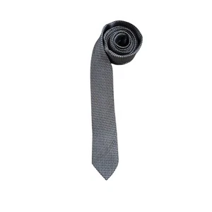 Corbata de Colección Años 50 Años 60 Flecha Cuello Ajustado Gris Micro Patrón Geométrico Estrecha - Imagen 1 de 3