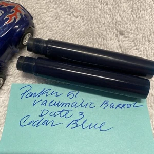 Parker 51 1943 Early CEDAR BLUE barriles vacuno limpios y pulidos - Imagen 1 de 4