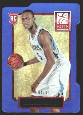2013-14 Panini Elite Aspirations Rookie Blue Die-Cut /95 Gorgui Dieng #225 TS7 - Image 1 of 2