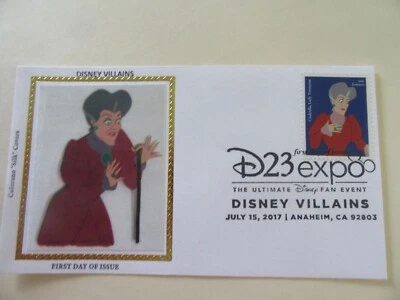 Disney Villain Lady Tremaine 2017 Forever Stamp Fdc Sc#5215 Colorano Silk Cover - Image 1 of 2
