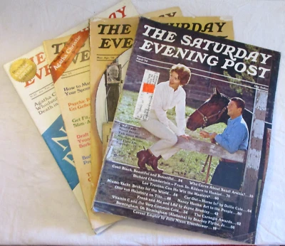 Lot of 4 Vintage Saturday Evening Post Magazines; 3/4 '73, 4/74, 10/77 & 1/2 '78 - Image 1 of 4