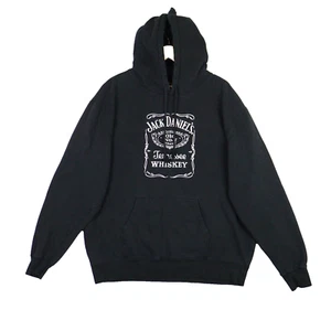 Jack Daniels Old No7 Brand Tennesse Whiskey Black Label Hoodie Sweatshirt XXL 2X - Picture 1 of 9