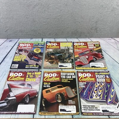 Rod and Custom Magazines Lot of 6 Issues Hot Rods Cars Garage 2000-2001 RC-9 - Image 1 of 4