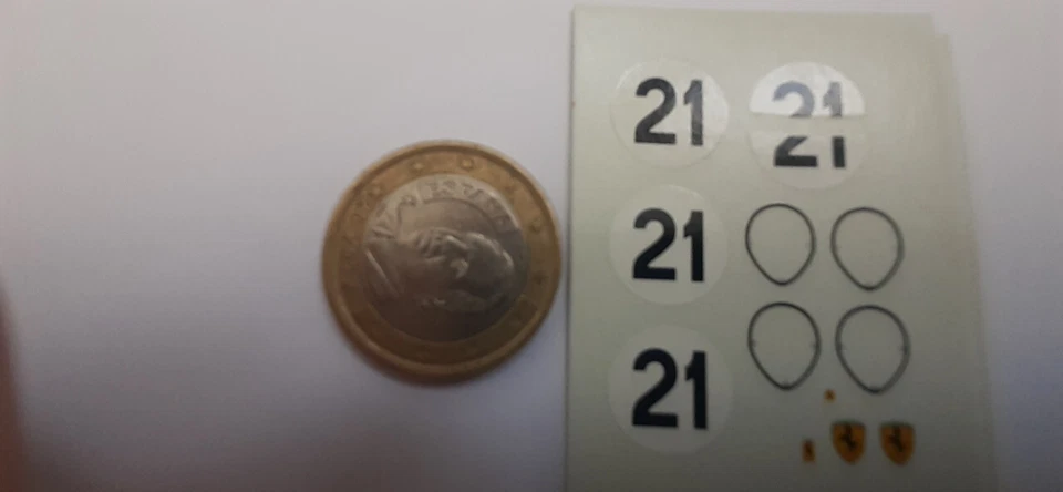 décalcomanie  1/43 Ferrari 250P LM63 le mans 1963 - Photo 1/1