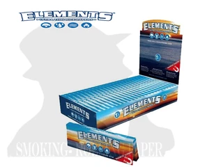 Elements Blu Mediano 1 1/4 Azul Ultra Delgado Cartina Scatola Da 25 Libretos - Imagen 1 de 1