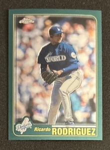 2001 Topps 50 Years Chrome Traded Ricardo Rodriguez #T188 Dodgers EXMT O/C - Picture 1 of 2