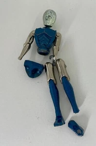 Mego Micronauts Retro Robot Blue Silver Glider Galactic Parts Only - Picture 1 of 4