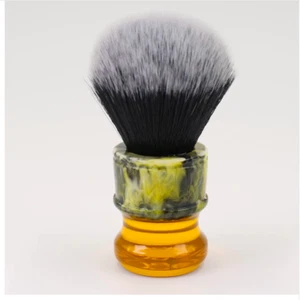 Cepillo de afeitar para hombre fibra sintética peluquero cuidado facial barba salón de aseo - Imagen 1 de 4