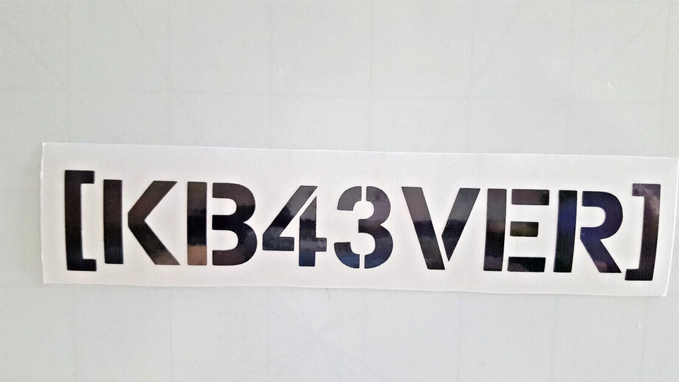 KB43VER Carreras Drifting Ken Bloque Vinilo Calcomanía Adhesiva Coche Camión Importación Nacional Foto 1 de 4