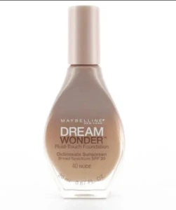 5 X Maybelline Dream Wonder Fluid-Touch Foundation 40 Nude - Picture 1 of 3