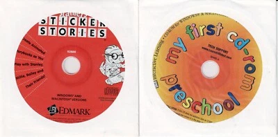 Stanleys Sticker Stories & My First Cd Rom Preschool Pc New XP Early Learning - Image 1 of 2