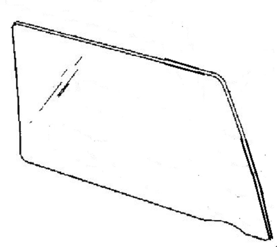 Se adapta a Pontiac Bonneville 1982-1986 sedán de 4 puertas lado del pasajero puerta trasera vidrio Foto 1 de 1