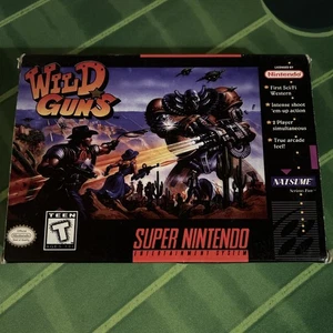 Wild Guns Super Nintendo SNES Reproduktion mit Box und Einsatz ohne Anleitung - Bild 1 von 11