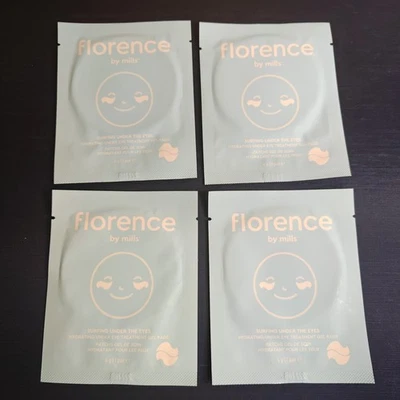 Lot x4 Florence by Mills Surfing Under the Eyes Hydrating Gel Pads Eye Treatment - Image 1 of 4