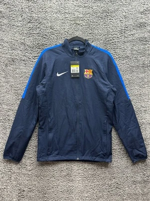 Nike F.C. nuevas con etiquetas Chaqueta cortavientos Barcelona Training azul marino para hombre talla S Foto 1 de 4