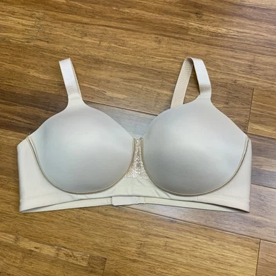 Vanity Fair Smoothing Comfort Wireless Full Coverage Bra 71380 Womens 40D Beige - Image 1 of 4