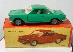 Fiat Siata 1500. Original box.Vintage car models USSR 1/43.Kyiv Vatutin. - Picture 1 of 21
