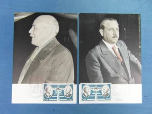 CARTE POSTALE MAXIMUM DAURAT VANIER AEROPOSTALE 5 FRANCS 17 AVRIL 1971 x 2 FDC - Picture 1 of 1