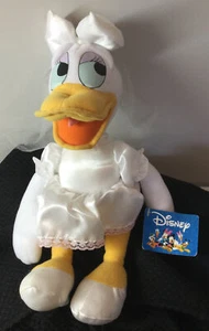 Disney The Toy Factory New With Tags Plush Daisy Duck Bride Wedding Rare - Picture 1 of 7