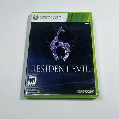 Resident Evil 6 Microsoft Xbox 360 Video Game Complete CIB Like New Condition - Image 1 of 4