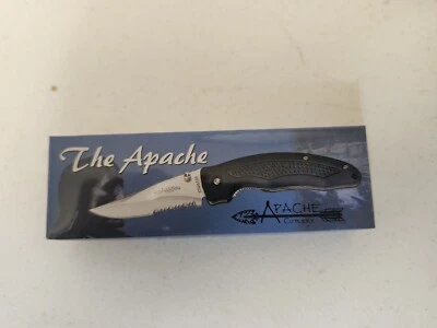 Cuchillo Plegable Cerrado Acero Inoxidable Apache Cutlery TA454B The Apache 4 1/2" Foto 1 de 3