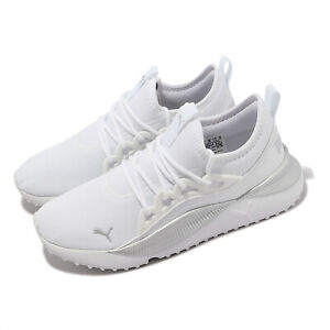 Puma Pacer Future Allure White Silver Women Running Jogging Shoes 384636-05