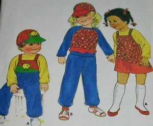 Butterick #4191 Child's TOP PANTS OVERALLS JUMPER HAT Sizes 2, 3, 5 or 6 UNCUT! - Picture 1 of 7