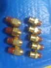 Lot Of 9 Brass Fittquick Connect Dot Air Brake Strt Male Connector 3 8Tx1 4Pt