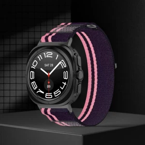 Nylon Sports Strap Soft Bracelet for Samsung Galaxy Watch 7 Ultra 47mm (B) - Zdjęcie 1 z 6