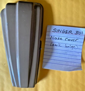 SINGER 301 NÄHMASCHINE dunkelbeige Nasenbedeckung - Bild 1 von 4